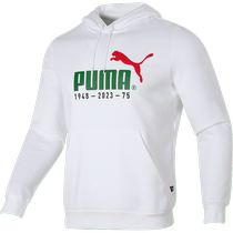 (Self-operated) PUMA velvet sweatshirt mens loose hooded sportswear warm casual long-sleeved 678413