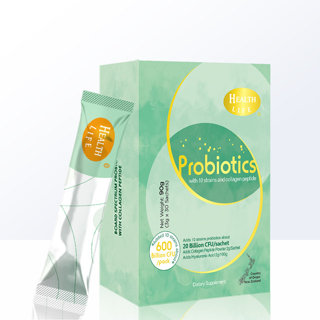 HealthLife Hescomba collagen probiotic VC ຜະລິດຕະພັນດູແລສຸຂະພາບຜິວຂອງແມ່ຍິງຜູ້ໃຫຍ່