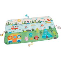 (Self-operated) Fisher-Price Baby Novel Adventure Game Mat Thickened Baby Climbing Mat Early Education Puzzle Enlightenment Floor Mat
