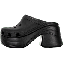 (Self-operated) Crocs Crocs hole shoes new high-heeled casual shoes mermaid shoes Clog outdoor beach shoes