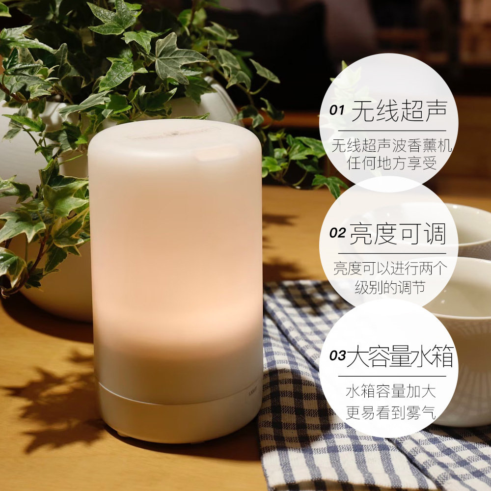 MUJI无印良品超声波小型家用香薰灯MJ-CAD2加湿器:清新空气的秘密武器!-加湿器-淘宝好物网