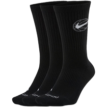 (Self-operated) NIKE Nike unisex U CREW EVERYDAY BBALL 3PR socks DA2123-010