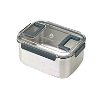 (Self-operated) Glasslock stainless steel crisper sealed fruit refrigerator storage freezing set