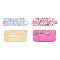 (Self-operated) kokuyo KOKUYO Piggy Peppa Pig co-branded series pencil case stationery box for girls and boys 2024 new pencil case large capacity primary and secondary school students high-looking stationery box
