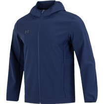 (Self-operated) UA Under Armor Jacket Mens Hooded Fleece Sportswear Windproof Warm Jacket