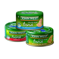 (Self-Employed) Western John Tuna Canned Water Soaked Fish Oil Soaked Olive Oil Fish Mixed Meals Ready-to-eat