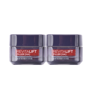 62.23元包邮  巴黎欧莱雅 复颜玻尿酸水光充盈导入乳霜 15ml*2