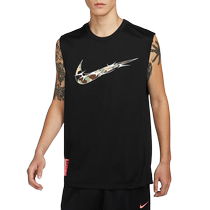 (Self-operated) Nike mens quick-drying sleeveless T-shirt printed knitted vest HM4463-010