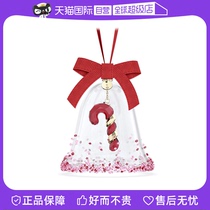 (Self-operated) Swarovski SWAROVSKI wind chime car pendant Christmas moon crutch womens holiday gift