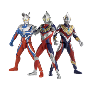 Bandai ultraman voice super moveable tiga dynaa ake saturn armor zero orb toy