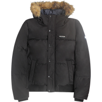 TOMMY HILFIGER mens hooded cotton jacket with small logo on left chest