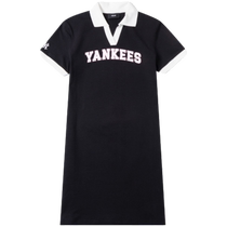 (Self-operated) MLB short-sleeved dress womens new sports skirt casual loose long T-shirt 3FOPV0143