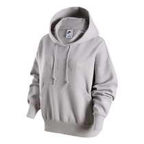 (Self-operated) Nike womens OVERSIZE style knitted pullover hoodie loose layering HF5039-012