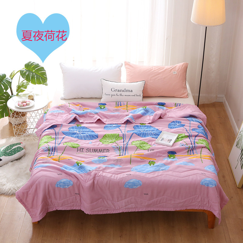 Wash cotton air conditioner is washed in summer washable double summer sheet children single clean fresh summer
