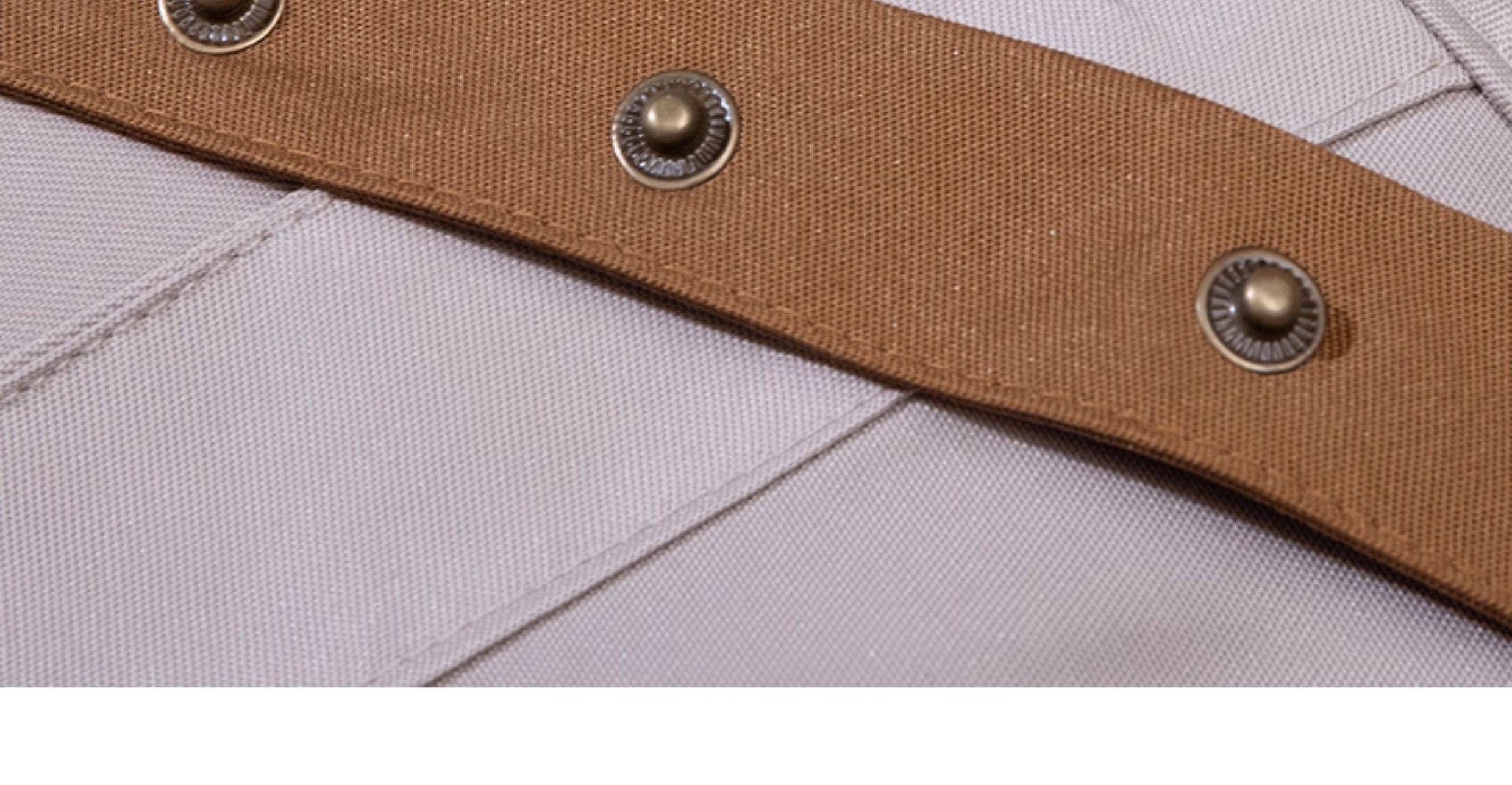 Waterproof Oil Resistant Kitchen Household Hanging Apron Coffee