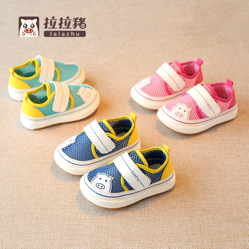 拉拉猪 Летняя детская дышащая обувь для раннего возраста, мягкая подошва, 1-3 лет