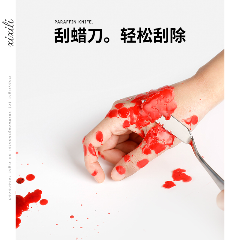 SM fun low temperature candle wax scraper waxing tool stainless steel shovel waxing tool