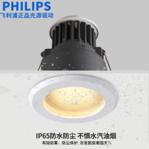 Embedded waterproof LED downlight 7 5-hole concealed anti-fog and dust-proof kitchen bathroom toilet IP65 ceiling light