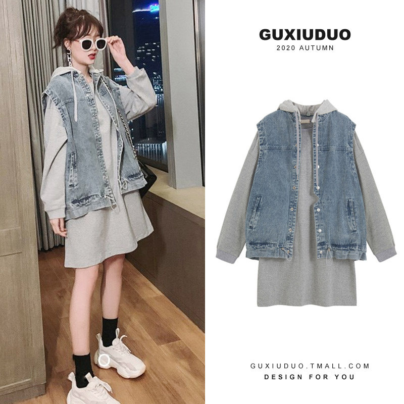 Early Spring Women's Dress 2022 New Large Size Weight weight mm Thin Air Quality Light Cooked Clothing Foreign Dress Two-piece Style Suit