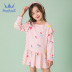 Nước Child 2019 mùa xuân và váy dài tay Casual Loose-fitting Cô gái Sita chiếc váy mùa thu cho trẻ em. 