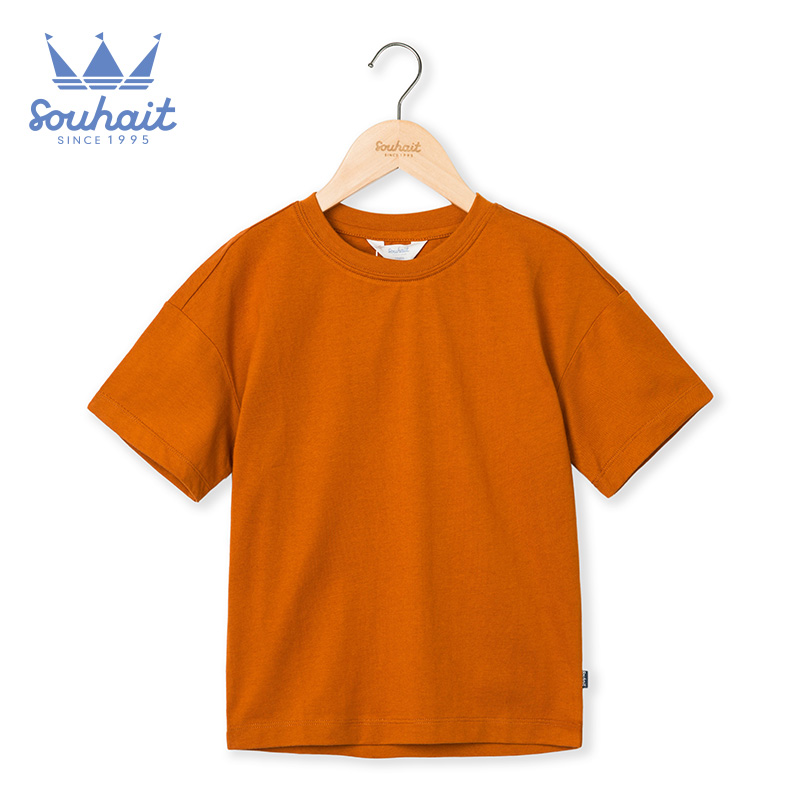 thời trang bông tay áo ngắn trẻ em dành cho trẻ em của nước trong phong cách nam t-shirt và trẻ em gái con lớn của ngắn tay T-shirt mùa hè