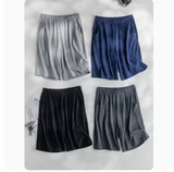 Хлопковые летние тонкие штаны для отдыха, свободный прямой крой, для среднего возраста