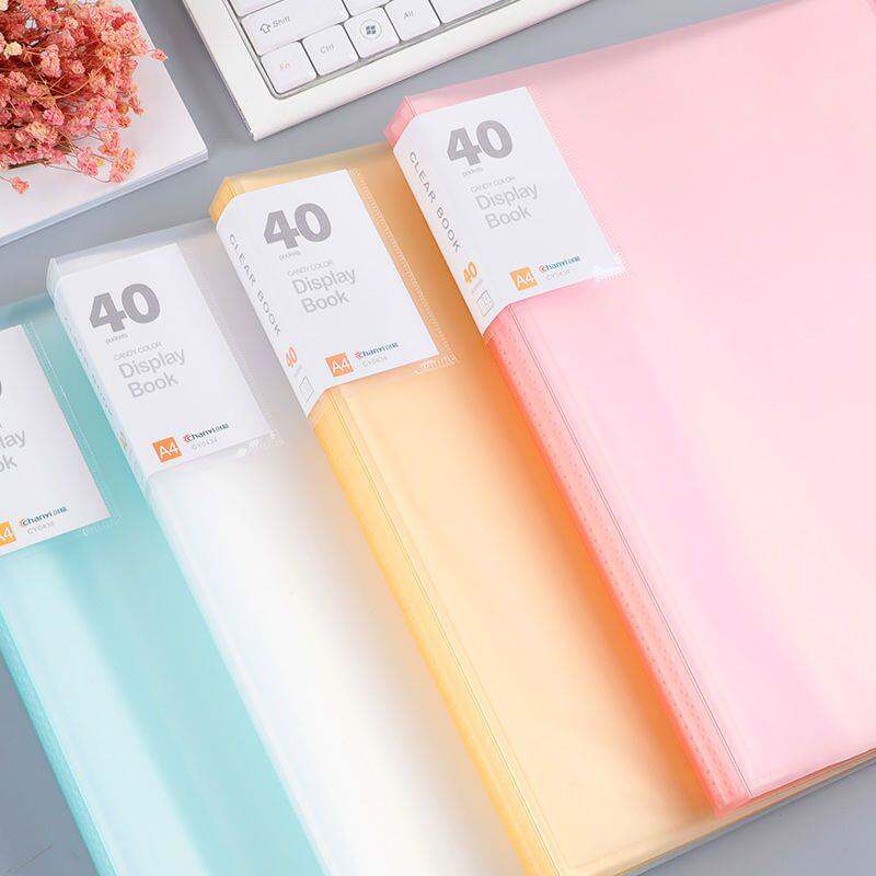 A4 information book insert bag multi-layer transparent small fresh folder student with loose-leaf test paper award poster storage