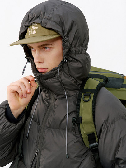 714street轻盈户外90白鸭绒羽绒服男2025冬季保暖三防连帽厚外套