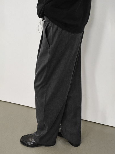 714Street Double-Pleated Straight-Leg Dress Pants for Men, 2025 Autumn and Winter New Style, High-End Drape, Versatile Casual Pants