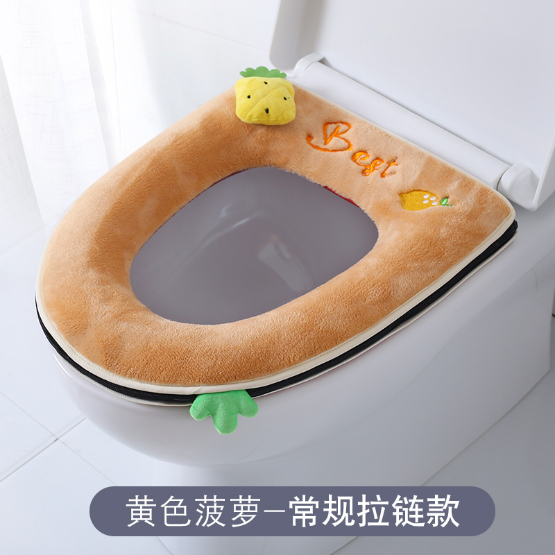 туалет зима Купить Крышка для унитаза Утолщенный плюш туалет подушки сиденья зима коврик в туалет, зимний туалет набивка туалет милый водонепроницаемый горшок наборы дома в интернет-магазине с Таобао Taobao() из Китая, низкие цены |