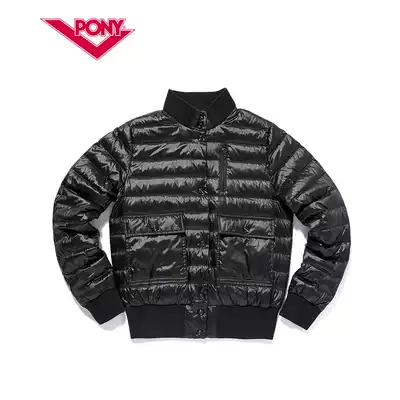 PONY discount spring new women's top fashion sports casual short version down jacket 83W2OF52