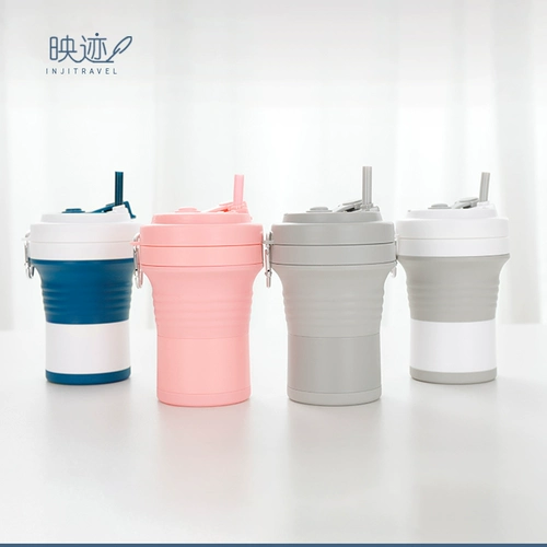 Силиконовый портативный складной ополаскиватель для рта для путешествий