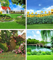 3D stereo background cloth live broadcast background cloth anchor background cloth net red background cloth photo photography background cloth sh28