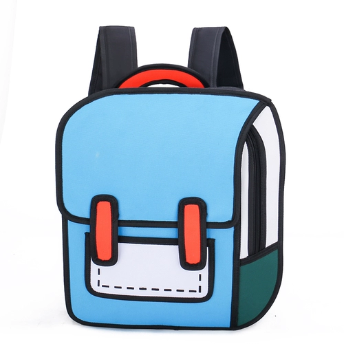 Ранец, мультяшный универсальный рюкзак, популярно в интернете, в корейском стиле