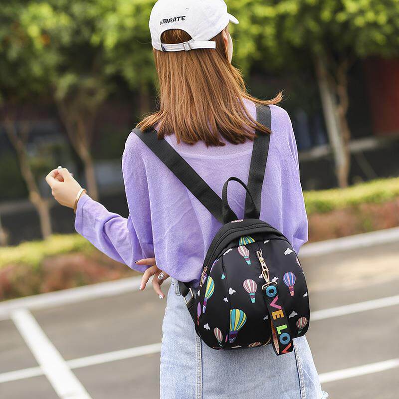 Small School Bag Shopping Street With Oxford Cloth Double Shoulder Diagonal Satchel Travel Bag Lady Fashion Waterproof Nylon BAG CASUAL