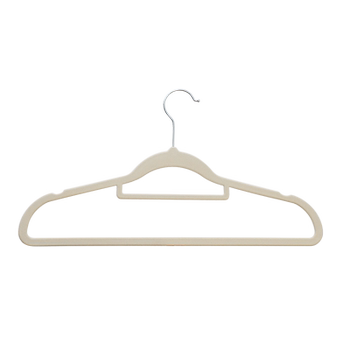 Flocking clothes hanger anti-slip shoulder markless organizer special
