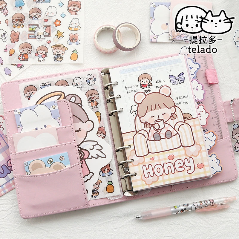 Hand ledger This loose-leaf can be detached creative hand books This suit The girl's heart lovely Jane Joins Wind hand ledger This girl's gift