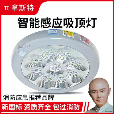 LED induction ceiling lamp Human body infrared smart home sound and light control lamp Stairway light Garage emergency lighting lamp