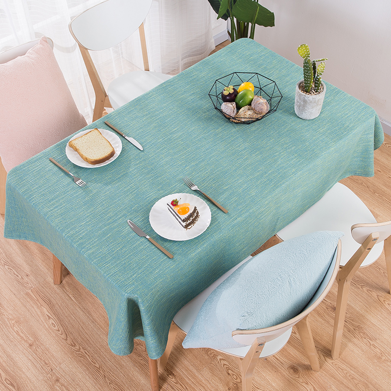 Nordic cotton and linen small fresh dining table cloth Household rectangular coffee table tablecloth Square tablecloth fabric ins wind