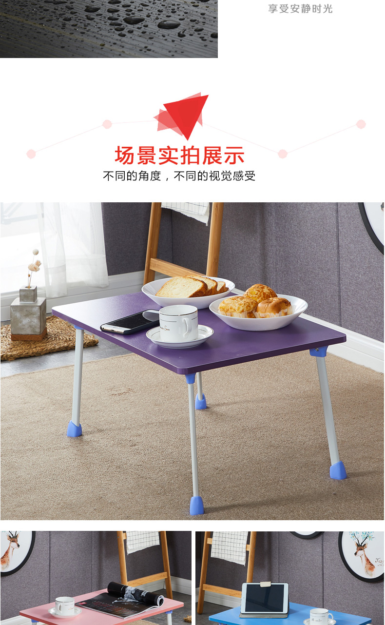 Giường máy tính bàn máy tính xách tay bàn gấp bàn học sinh ký túc xá lười học bàn nhỏ ký túc xá giường - Bàn bàn học dergo