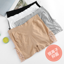 Safety pants anti-gloss womens summer thin models can be worn outside lace leggings large size non-curled seamless insurance pants thin