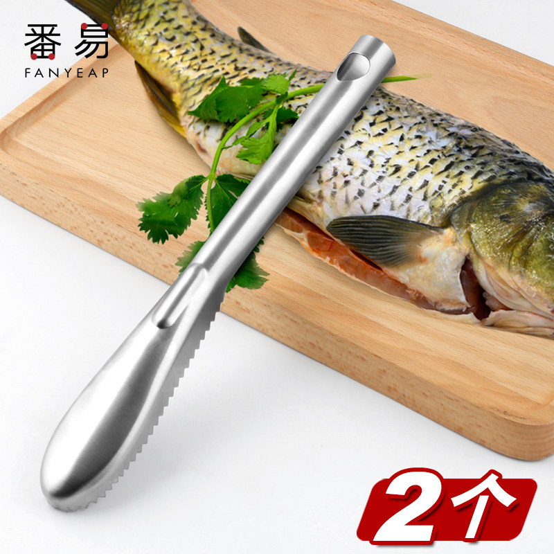 Scrape Fish Scale Shimmer Stainless Steel Planing Fish Scale Scalper Kill Fish Home Tools Scalemaker To Fish Scale Planecutter Fish Brush