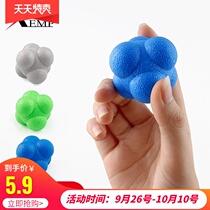 Hexagon reaction ball irregular bounce ball training agility tennis table tennis exercise change ball children adult