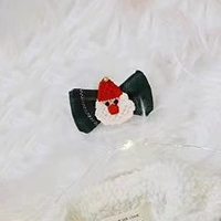 Green Hair Clip (шерстяной плетение старика) (средний)