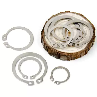 304 stainless steel shaft elastic C- shaped buckle ring Phi 3-70 bearing shaft circlip ring outer circlip GB894
