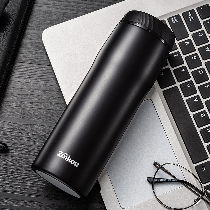 Insulation Cup upmarket 316 stainless steel male and female portable water glass on-board business minimalist office tea cup