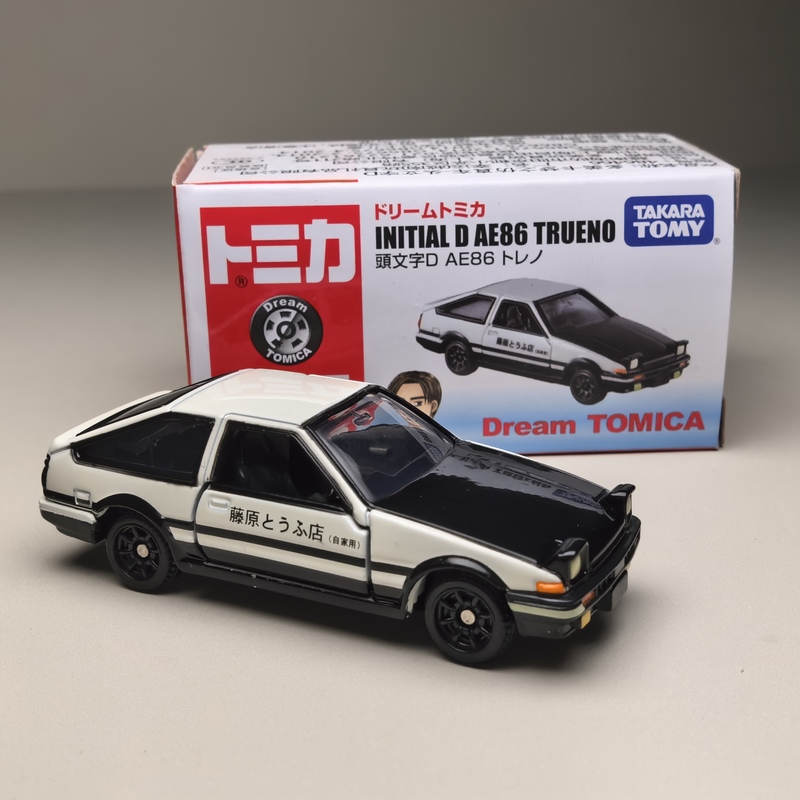 Domeka Die-Cast Model Car No. 145 Initial D Ae86 Fujiwara Takumi Boys' Toy Collection
