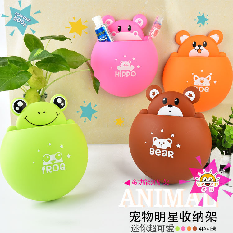 Makeup Room Shelf Wall-mounted Bathroom Suction Wall Suction Cup Wash Bench Free of perforated appliances Toilet Containing shelf