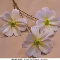 3 головы шелковые цветы цветов-хампань