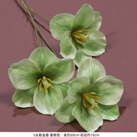 Фиолетовый 3 тюльпанов-зеленый